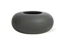POLYSTONE DONUT Pflanzgefäß 40/17 cm, anthrazit