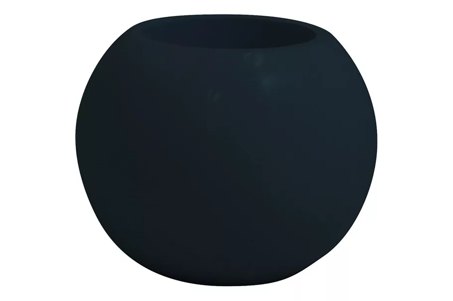 PREMIUM GLOBE Pflanzgefäß 40/32 cm, anthrazitgrau