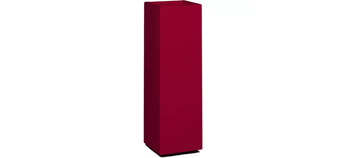 PREMIUM TOWER Pflanzsäule 40x40/120 cm, rubinrot