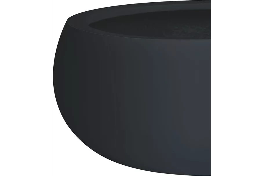 TRIBECA SHAPE Pflanzschale bauchig Ø 40 cm, Höhe 18 cm, matt anthrazit