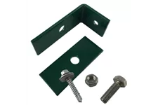 Drehflügeltor SOLID Versa 2 flg. RAL6005 Moosgrün Torbreite 2,00m Symmetrisch (verschiedene Höhen) 0,83m