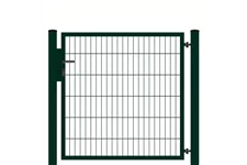 Drehflügeltor SOLID Versa RAL6005 Moosgrün Torbreite 1,25m (verschiedene Höhen) 0,83m