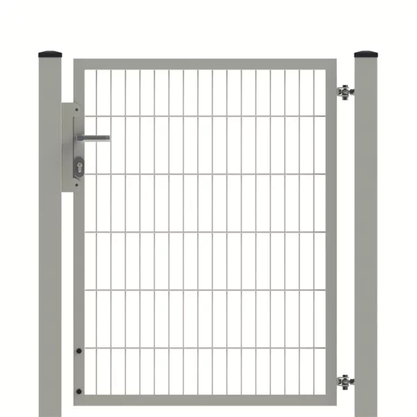 Drehflügeltor SOLID Versa Zink Silbergrau Torbreite 1,00m (verschiedene Höhen) - Höhe: frei wählbar von 0,83m bis 1,83m Drehflügeltor SOLID Versa Zink Silbergrau Torbreite 1,00m (verschiedene Höhen) - Höhe: frei wählbar von 0,83m bis 1,83m