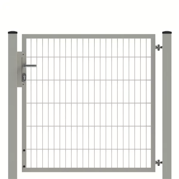 Drehflügeltor SOLID Versa Zink Silbergrau Torbreite 1,25m (verschiedene Höhen) - Höhe: frei wählbar von 0,83m bis 1,83m Drehflügeltor SOLID Versa Zink Silbergrau Torbreite 1,25m (verschiedene Höhen) - Höhe: frei wählbar von 0,83m bis 1,83m