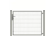 Drehflügeltor SOLID Versa Zink Silbergrau Torbreite 1,50m (verschiedene Höhen) 0,83m