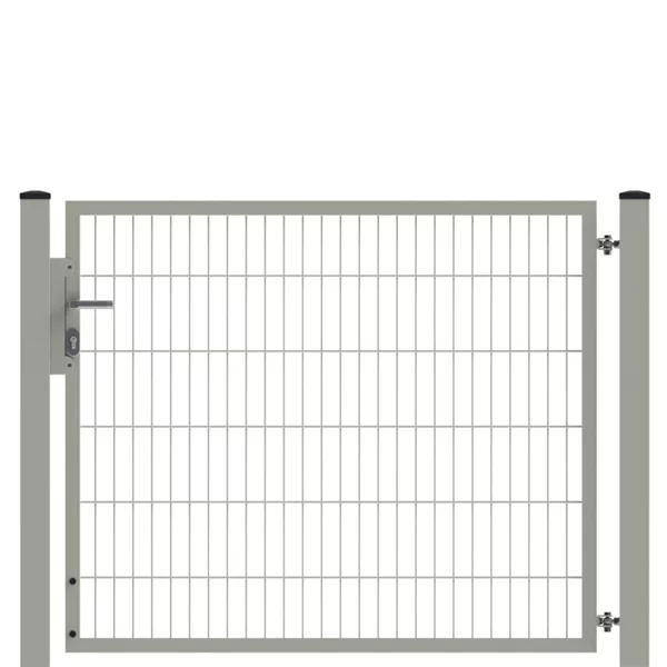 Drehflügeltor SOLID Versa Zink Silbergrau Torbreite 1,50m (verschiedene Höhen) - Höhe: frei wählbar von 0,83m bis 1,83m Drehflügeltor SOLID Versa Zink Silbergrau Torbreite 1,50m (verschiedene Höhen) - Höhe: frei wählbar von 0,83m bis 1,83m