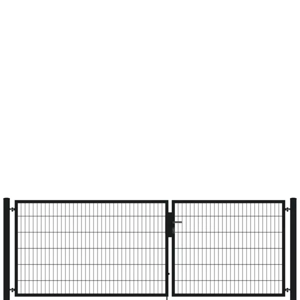 Drehflügeltor SOLID Versa 2 flg. RAL7016 Anthrazit Torbreite 3,50m Asymmetrisch (verschiedene Höhen) - Höhe: frei wählbar von 0,83m bis 1,83m Drehflügeltor SOLID Versa 2 flg. RAL7016 Anthrazit Torbreite 3,50m Asymmetrisch (verschiedene Höhen) - Höhe: frei wählbar von 0,83m bis 1,83m