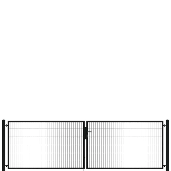 Drehflügeltor SOLID Versa 2 flg. RAL7016 Anthrazit Torbreite 4,00m Symmetrisch (verschiedene Höhen) - Höhe: frei wählbar von 0,83m bis 1,83m Drehflügeltor SOLID Versa 2 flg. RAL7016 Anthrazit Torbreite 4,00m Symmetrisch (verschiedene Höhen) - Höhe: frei wählbar von 0,83m bis 1,83m