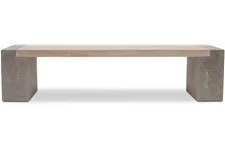 MODULO Sitzfläche 160x51/6 cm, Teak vintage grau