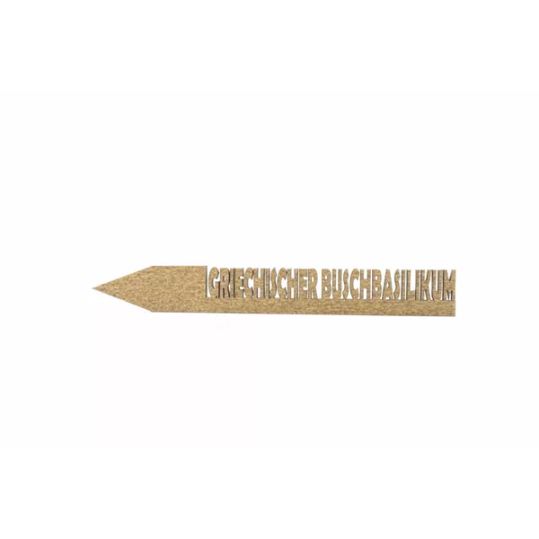 Holzetikett GRIECHISCHER BUSCHBASILIKUM