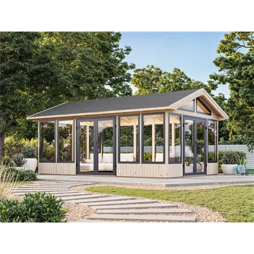 Holz-Glashaus ISABELLA 22,2 m²