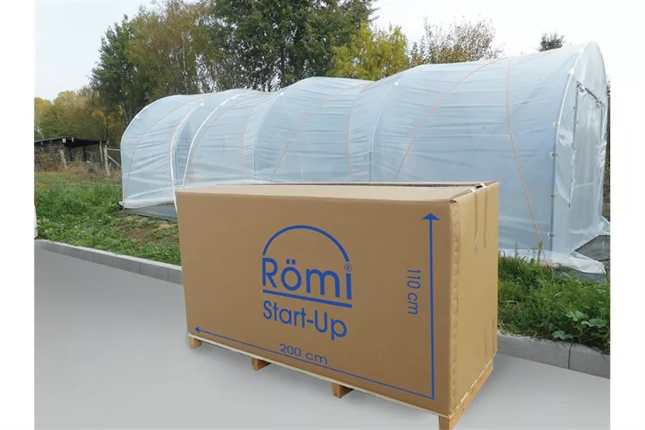 Folientunnel Römi Startup® 8 Meter Länge mit hochwertiger Folie FVG EURO®