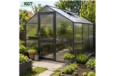 KGT Gewächshaus Rose Rose II, Aluminium blank
