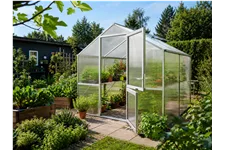 KGT Gewächshaus Rose Rose II, Aluminium blank
