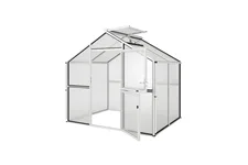 KGT Gewächshaus Novum Novum II, HKP, Aluminium blank