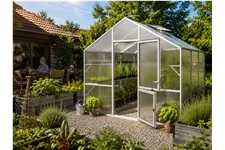KGT Gewächshaus Lilie Lilie III, Aluminium blank