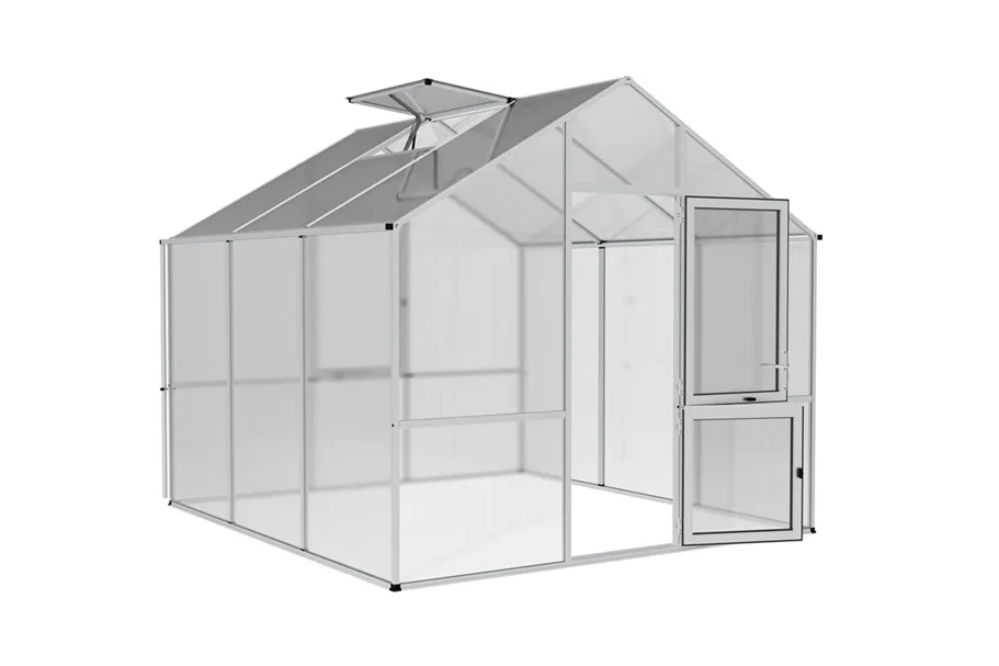 KGT Gewächshaus Lilie Lilie III, Aluminium blank