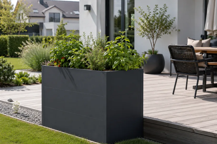 Stahl-Hochbeet M (LxBxH) 101 x 51 x 78 cm