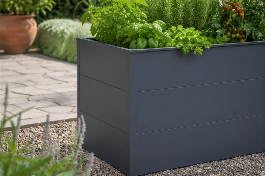 Stahl-Hochbeet M (LxBxH) 101 x 51 x 78 cm
