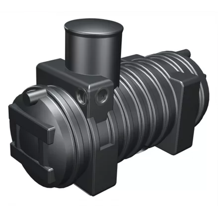 Regenwasser-Erdtank 1000 Liter schwarz