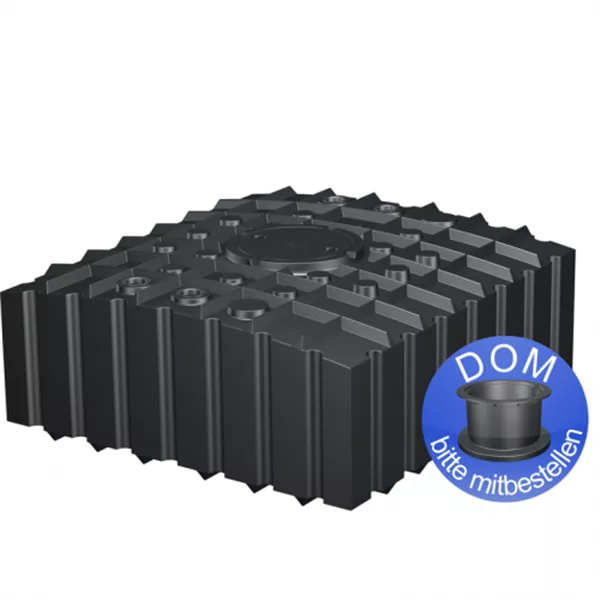 Regenwasser-Flachtank 4200 Liter schwarz Regenwasser-Flachtank 4200 Liter schwarz