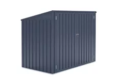 Mülltonnenbox aus Stahl 2-er
