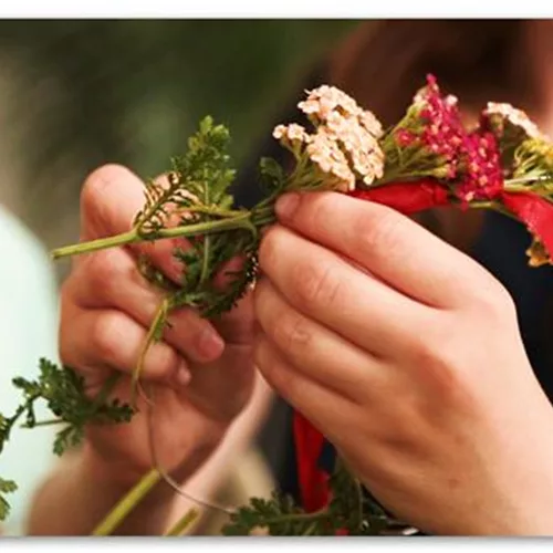 Hübsche Blumenkränze selber basteln