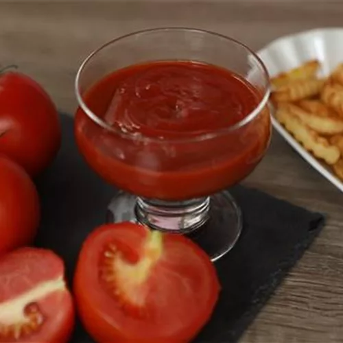 Leckerer Ketchup mit Äpfeln