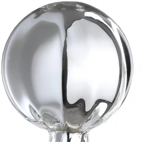 Rosenkugel - Silber verspiegelt  Rosenkugel - Silber verspiegelt