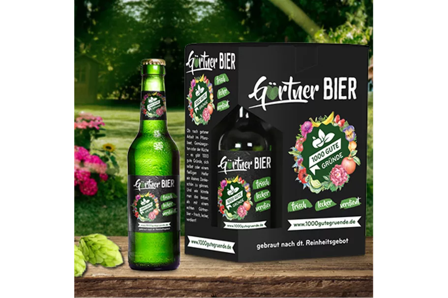Gärtnerbier Sixpack im Tragekarton mit 6 x 0,33 L 