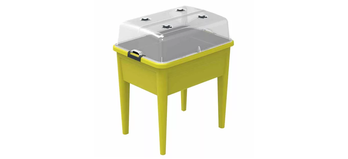 Elho Anzuchthaube Super XXL Green Basics 75 cm x 57 cm cm grün Transparent H06912