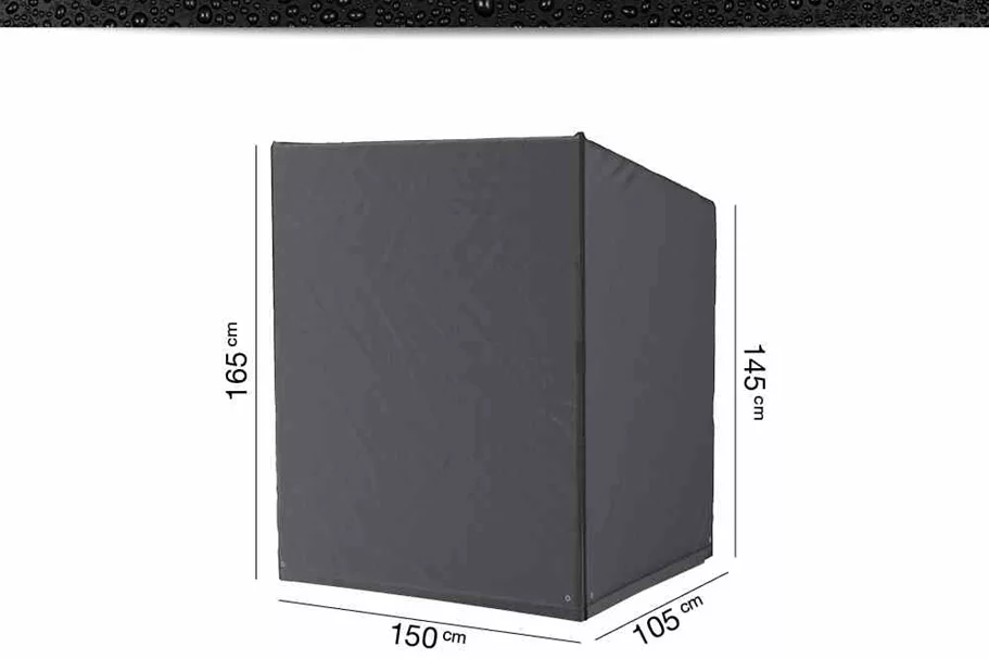 Aerocover Schutzhülle für Strandkorb 150x105x165/145 cm 444443