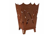 H.G-Deko Feuerkorb Mystic mit Schiebeplatte 40x40x64cm 360983