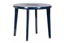 Gartentisch Lisa Ø 90 H 73 cm blau Kunststoff 615586