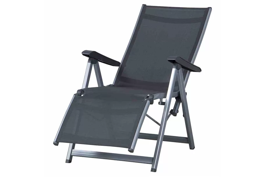Kettler Relaxsessel Basic Plus Silber-Anthrazit 317636