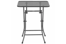 MWH Café Latte Klapptisch 60 cm x 60 cm x 72 cm eisengrau 819461