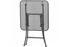 MWH Café Latte Klapptisch 60 cm x 60 cm x 72 cm eisengrau 819461