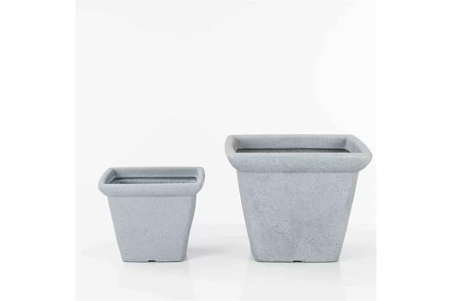 PP-Plastic Gefäß Gardo 34 34x34x27cm grau K92346