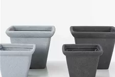PP-Plastic Gefäß Gardo 34 34x34x27cm grau K92346