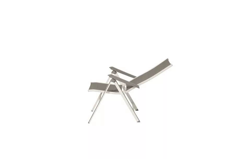 MWH Klappstuhl Futosa Textilgewebe 62 cm x 67,5 cm x 111 cm arktisch-grau 255285