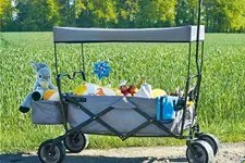 Pinolino Klappbollerwagen Paxi, grau D71605
