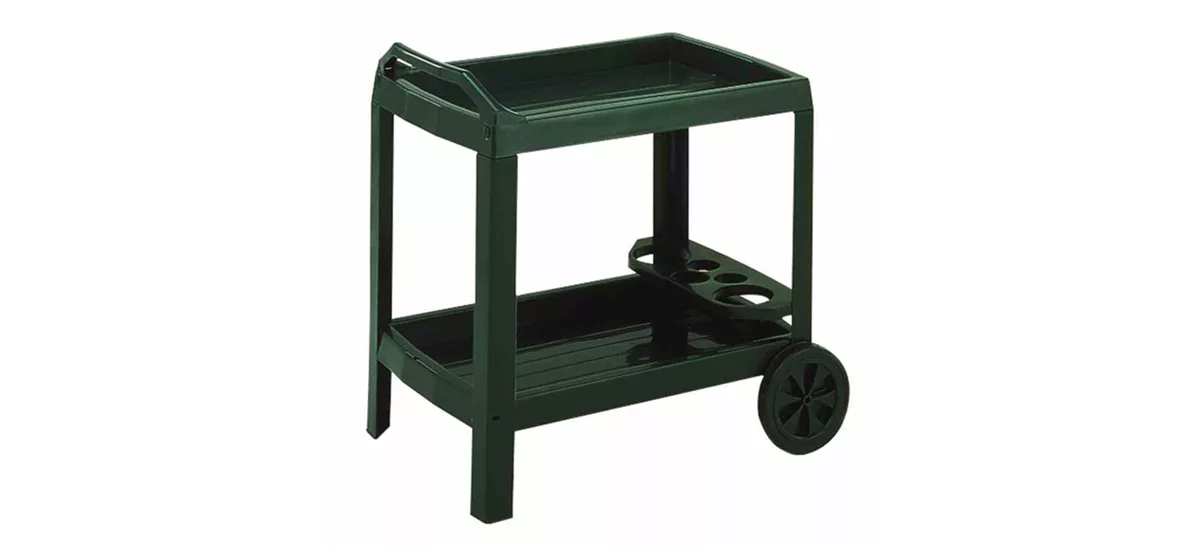 Progarden Servierwagen Astro 53x74x73 grün Vollkunststoff 163396