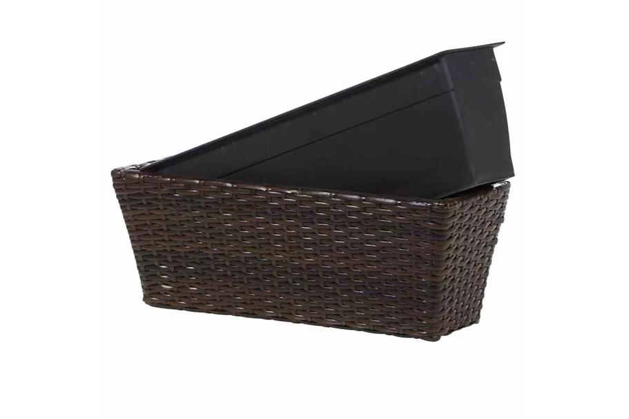 Siena Garden Balkonkasten Vio 50x19x22,5 cm mocca 786104
