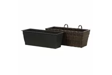 Siena Garden Balkonkasten Vio 50x19x22,5 cm mocca 786104