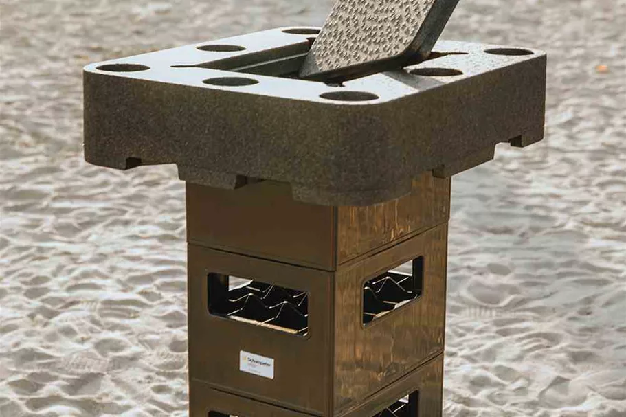 Siena Garden Bartisch Getränkekisten-Aufsatz 67x57x15 cm Kunststoff H43677
