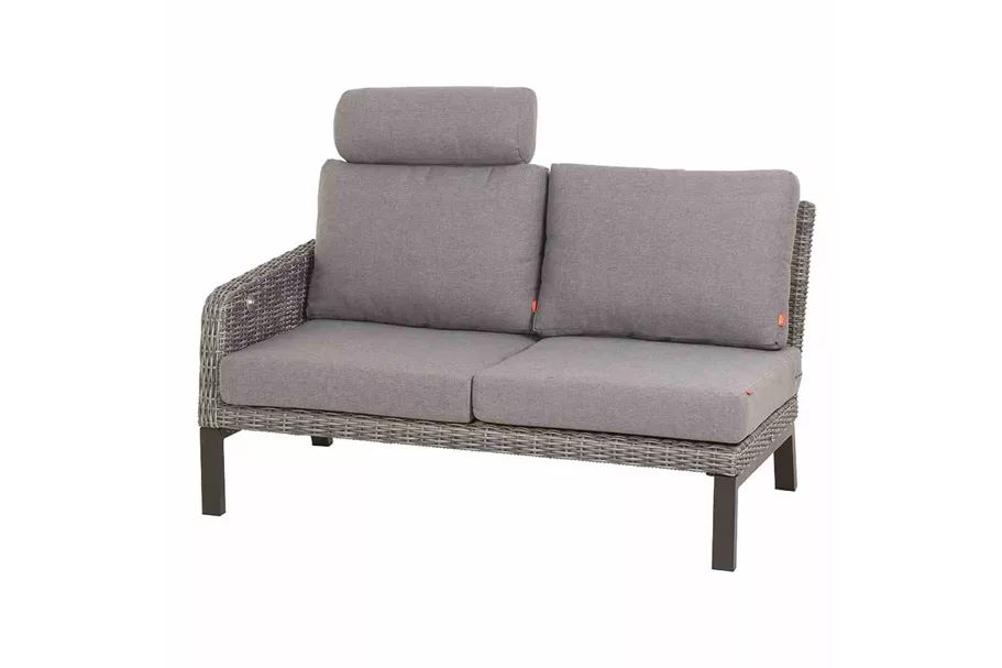 Siena Garden Bellani Ecksofa links Aluminum/Gardino® J04051
