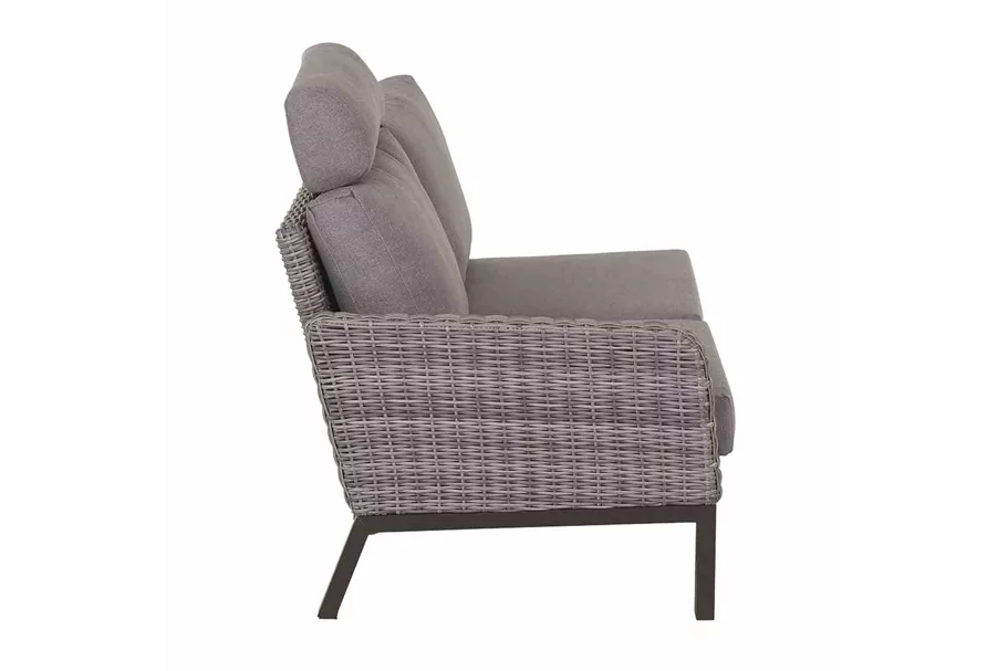 Siena Garden Bellani Ecksofa links Aluminum/Gardino® J04051