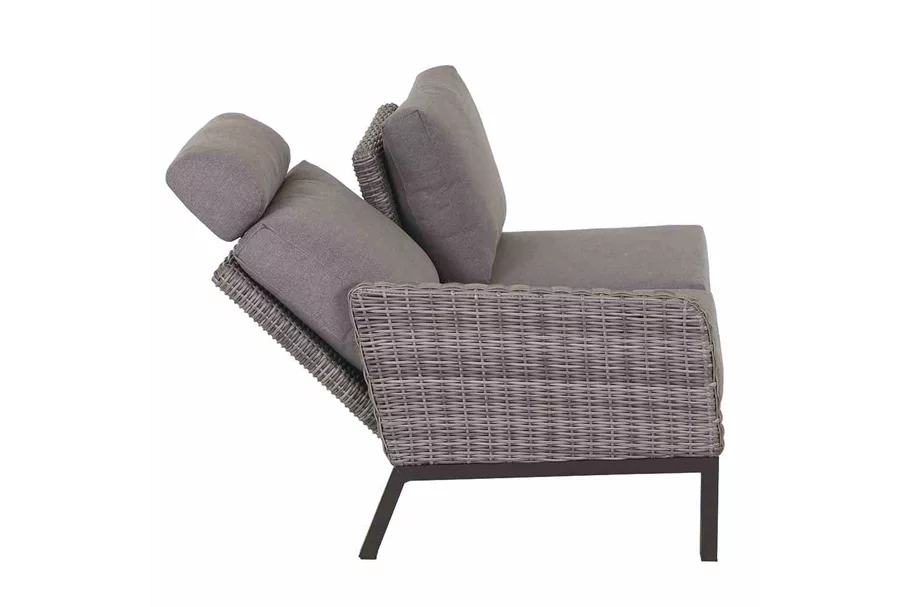 Siena Garden Bellani Ecksofa links Aluminum/Gardino® J04051