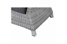 Siena Garden Corida Eckmodul inkl. Kissen Aluminium/Geflecht H16688