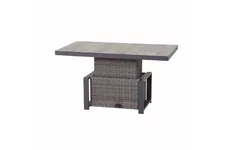 Siena Garden Corido Lifttisch 130x75cm Alu/Geflecht/Keramik H16704